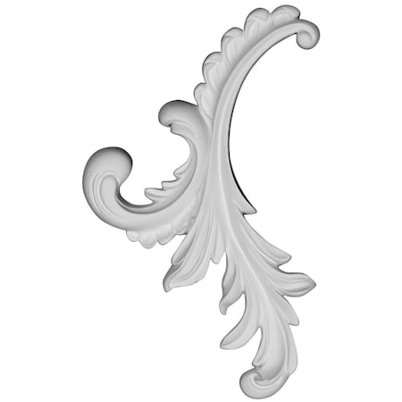 Ekena Millwork 5 7/8"W x 9 3/4"H x 1"P Galway Onlay, Left ONL05X09X01GA-L